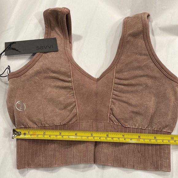 SAVVI AGGIE BRA SZ S/M* see description below COLOR: Riverstone - Picture 11 of 14